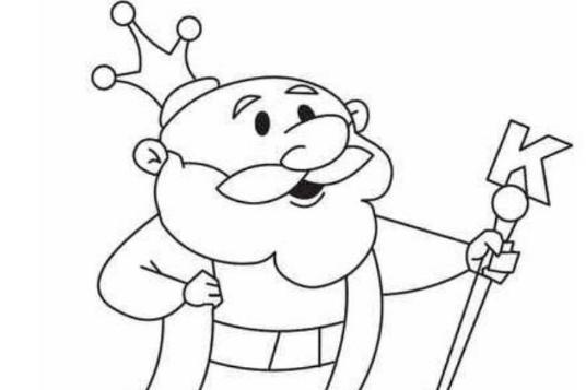 可爱的国王简笔画怎么画图片大全