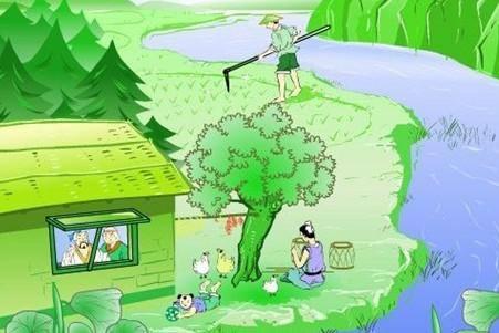 清平乐村居古诗带拼音版