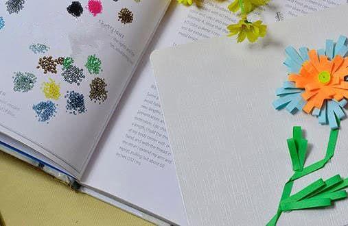 教师节衍纸简单花朵卡片制作方法