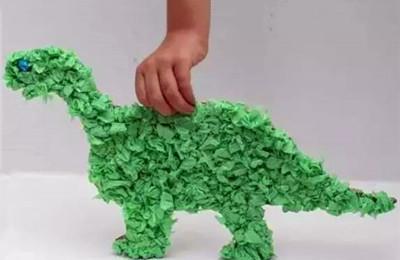 环保纸板恐龙制作方法