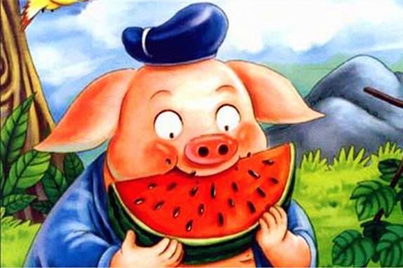 猪八戒偷懒吃瓜的胎教故事