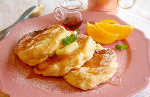 舒芙蕾热松饼 松软香甜的早餐饼