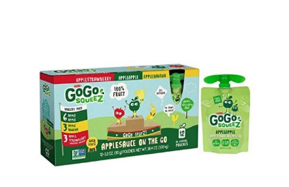 GoGo squeeZ梦果鲜果泥 亚马逊袋装水果零食类目销量第一