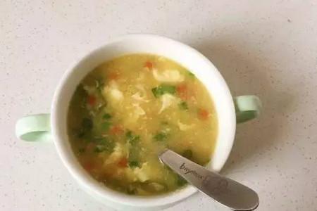 虾皮燕麦玉米糊的做法