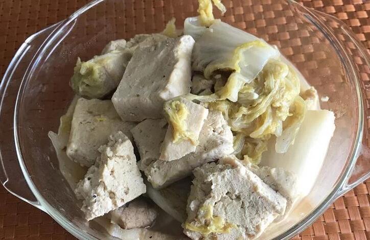 白菜燉豆腐 鮮甜美味減脂餐