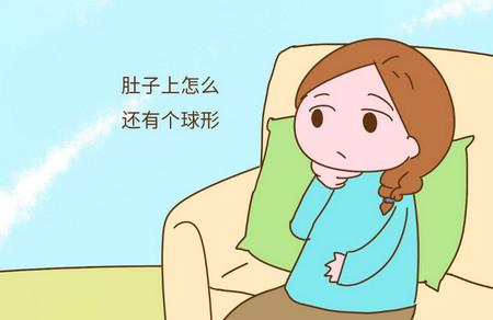 生完孩子后肚子反而越来越大是怎么回事