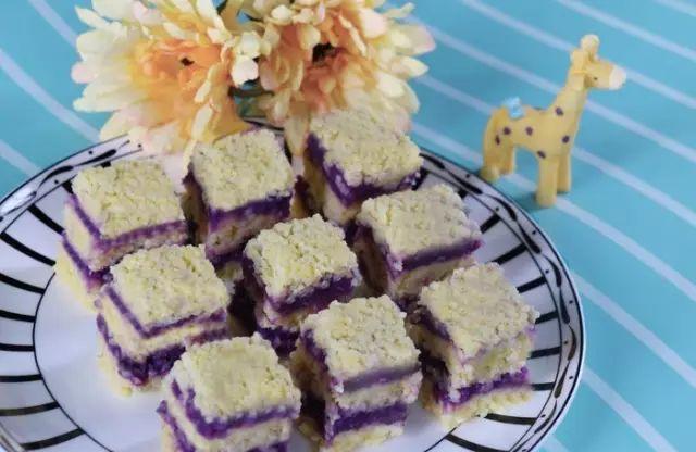 紫薯小米凉糕的做法