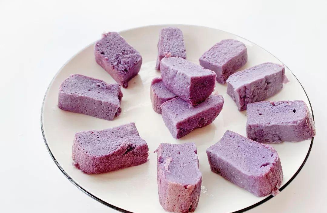 紫薯山药蒸糕的做法