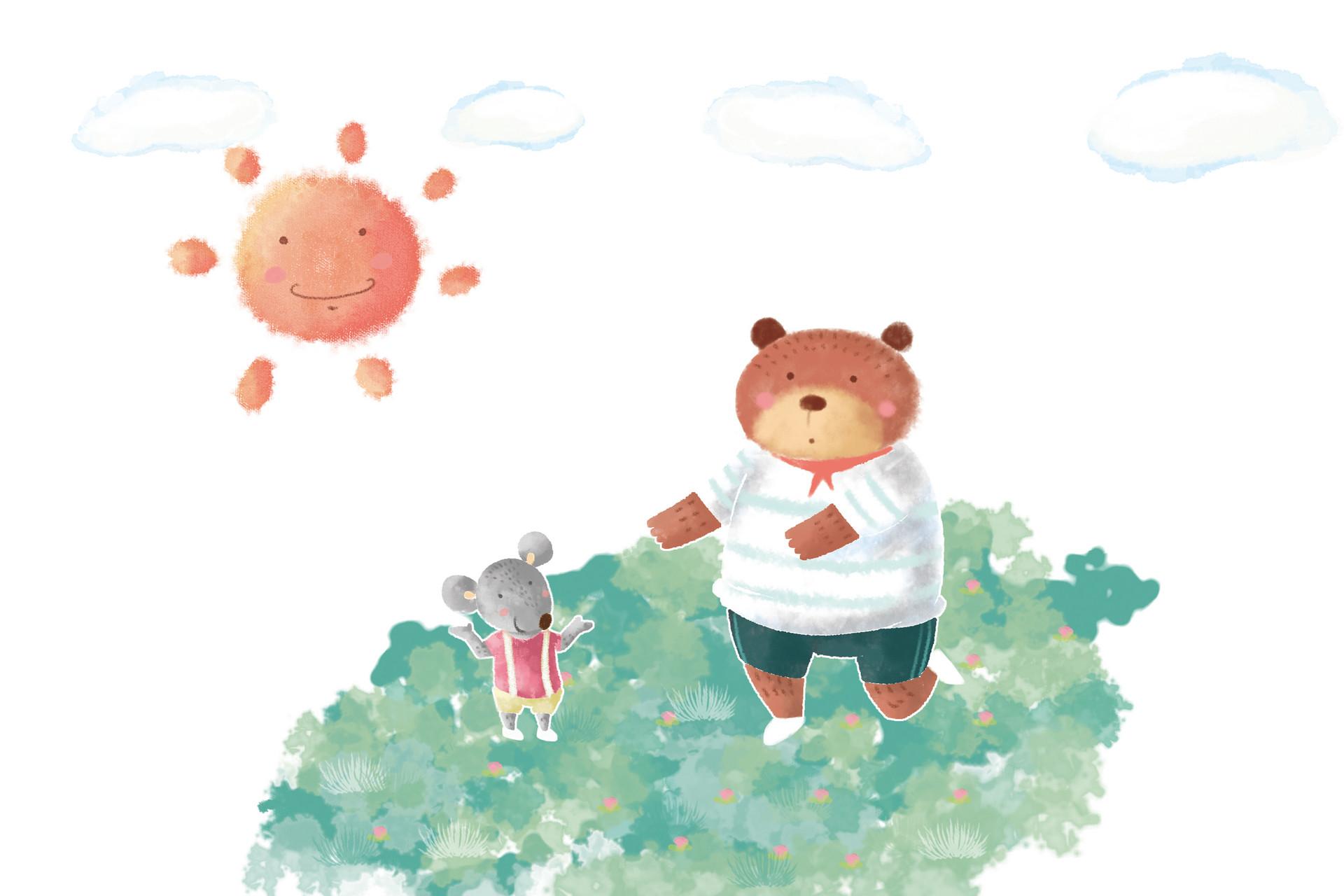 小熊不刷牙故事