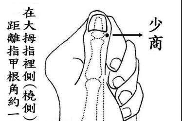 少商的准确位置图和作用