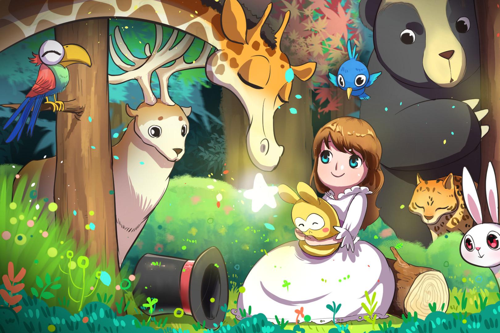 老虎和小鹿的故事