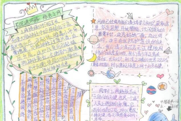 网络安全手抄报