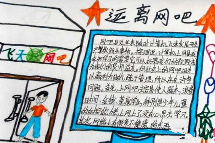 网络安全手抄报图片大全