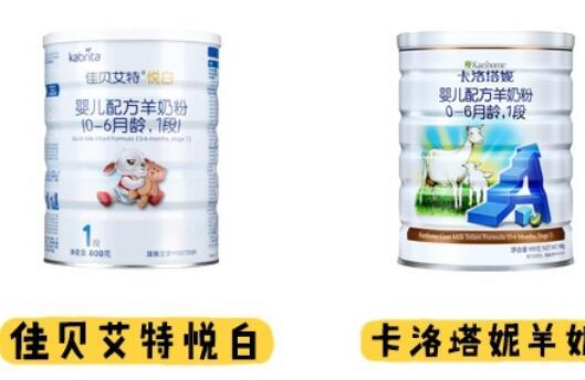 佳贝艾特羊奶粉和卡洛塔妮羊奶粉哪个好