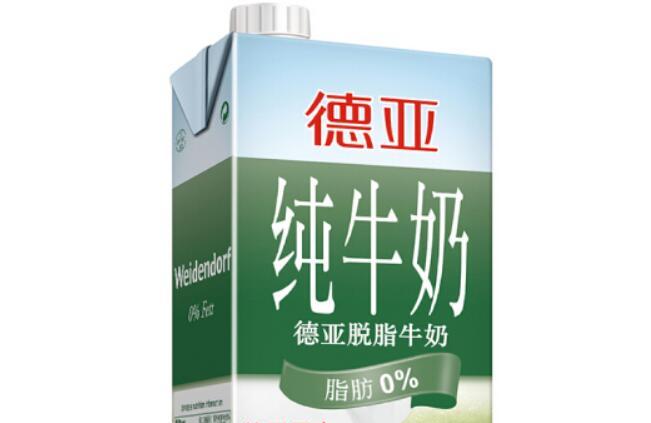 德亚脱脂纯牛奶多少钱一箱