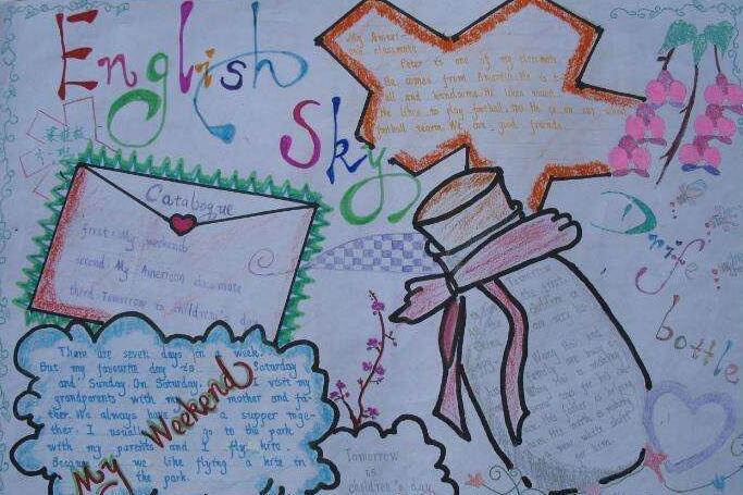 关于暑假的英语手抄报内容