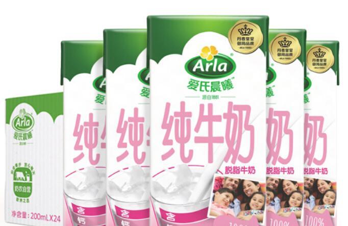 爱氏晨曦脱脂牛奶的热量