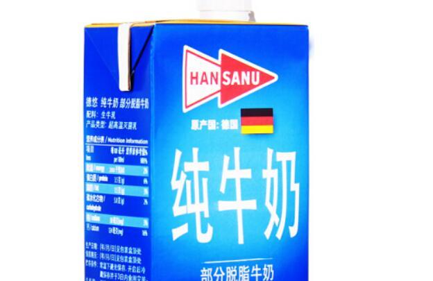 德悠部分脱脂牛奶怎么样