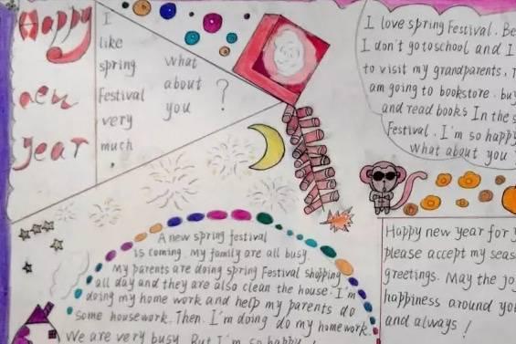 新年英语手抄报图片大全