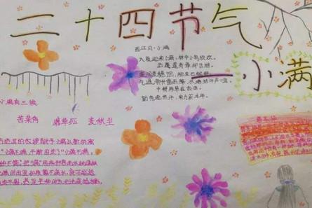 二十四节气之小满手抄报