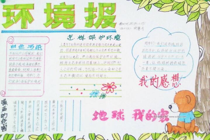 环境保护手抄报