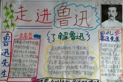 中国名人手抄报图片大全