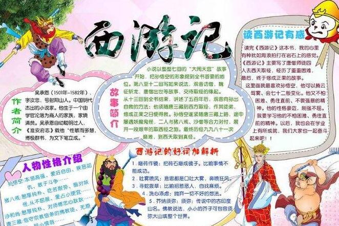 西游记手抄报