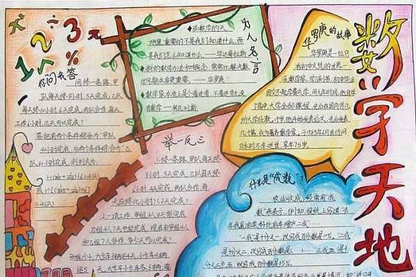 数学游戏手抄报图片大全