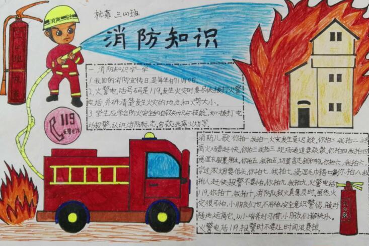 消防小报简单又漂亮