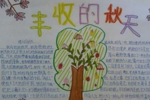 二十四节气之秋分手抄报