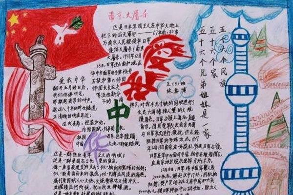 爱我中华手抄报图片大全