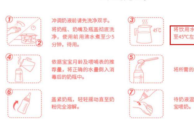 完达山元乳奶粉多少度水冲
