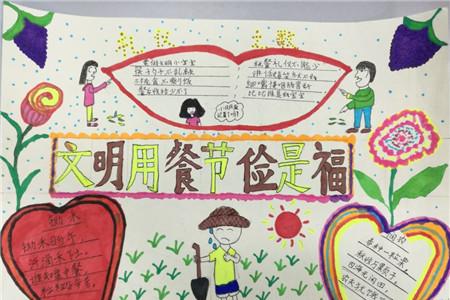 文明餐桌手抄报图片大全