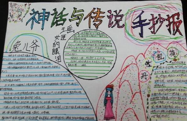 关于神话的手抄报简单