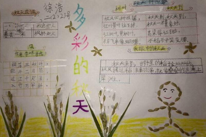 处暑手抄报简单又漂亮