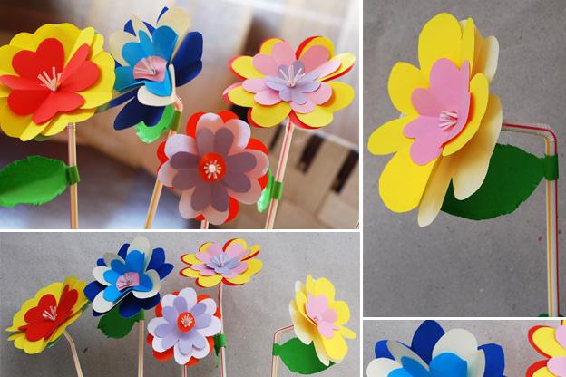 彩色手工花制作方法