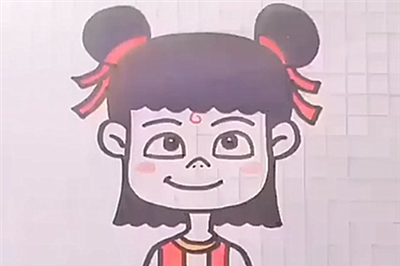 怎么画哪吒简笔画步骤