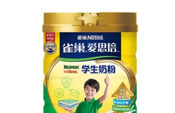 雀巢爱思培学生奶粉,让孩子尽情享受清晨营养美味