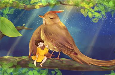 小学儿童短篇故事文字版：变成黄色小鸟的女孩