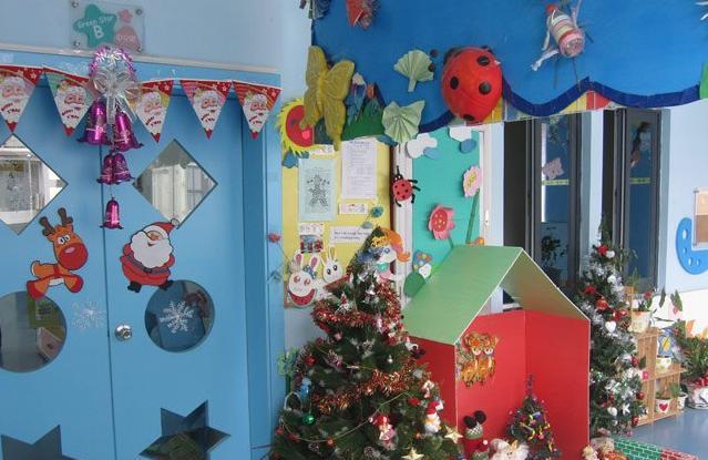 幼儿园圣诞节环境创设图片大全 关于圣诞节的环境布置图片