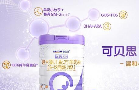 合生元可贝思羊奶粉2段价格