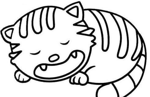 可爱的小猫怎么画简单又漂亮 可爱的小猫简笔画图片大全