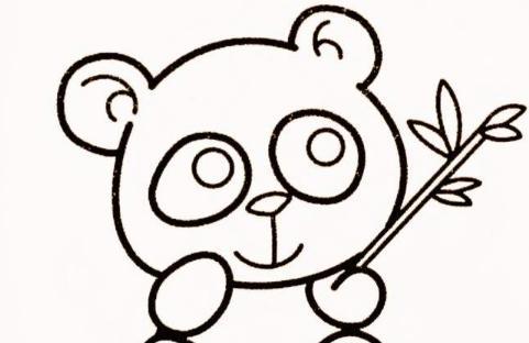 可爱的熊猫简笔画怎么画 简笔画熊猫的画法可爱