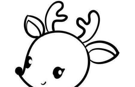 可爱的小鹿简笔画怎么画 卡通可爱小鹿简笔画图片大全