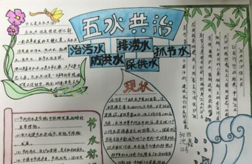 防汛抗旱手抄报内容