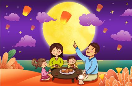 小妞妞吃月亮的故事