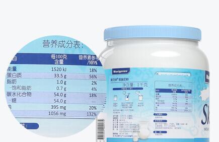 蓝妹子脱脂奶粉喝了会瘦吗