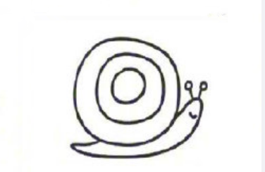 蜗牛简笔画怎么画 字母O简笔画图片大全