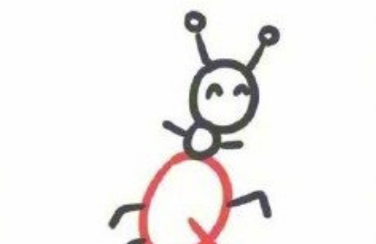 小蚂蚁的简笔画法步骤 字母Q的简笔画大全