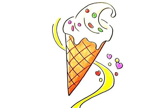 简单的冰淇淋怎么画又简单又好看